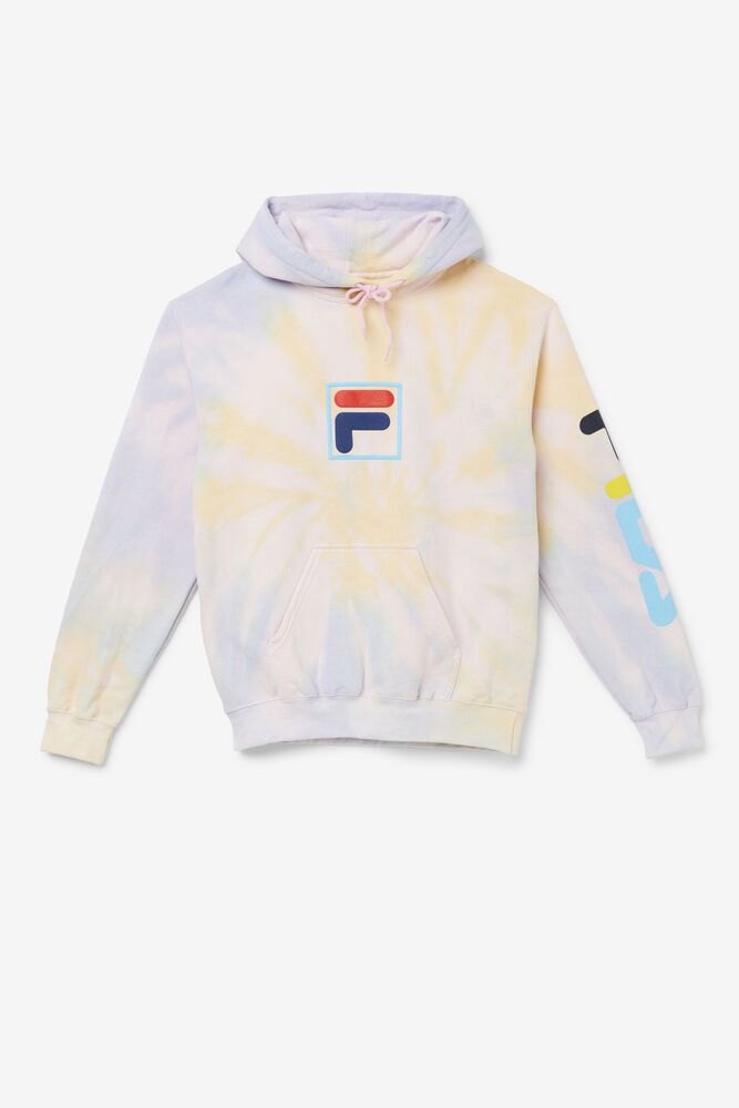 Fila Miesten Huppari Tie Dye Puff Beige - DYIP-42635